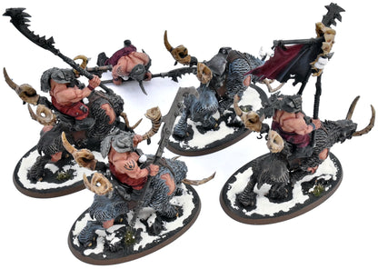 OGOR MAWTRIBES 4 Mournfang Pack #2 WELL PAINTED Warhammer Sigmar 4177