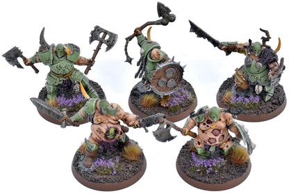 MAGGOTKIN OF NURGLE 5 Putrid Blightking #1 WELL PAINTED Warhammer Sigmar 4221