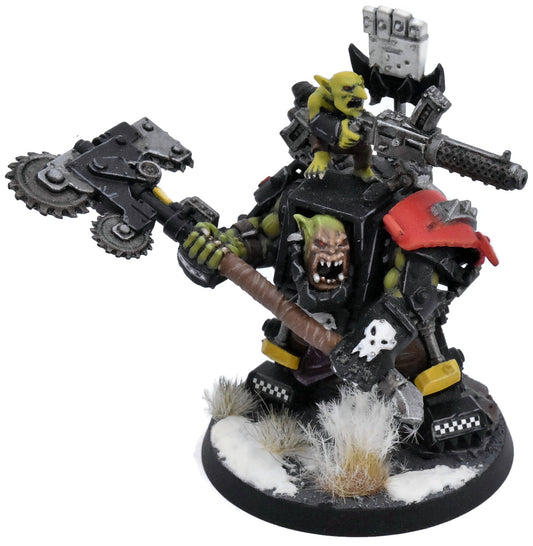 ORKS Warboss In Mega Armour #1 WELL PAINTED Warhammer 40K 4245
