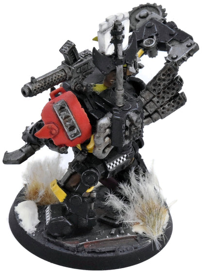 ORKS Warboss In Mega Armour #1 WELL PAINTED Warhammer 40K 4245