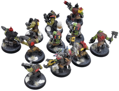 ORKS 11 Boyz #3 WELL PAINTED Warhammer 40K 4269
