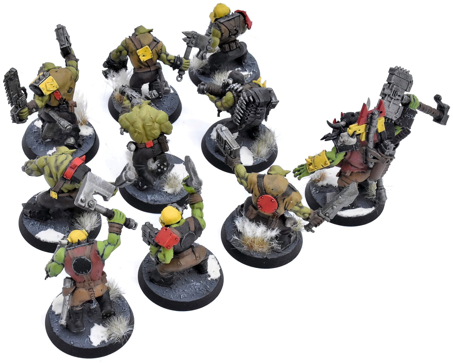 ORKS 10 Boyz #2 WELL PAINTED Warhammer 40K 4436