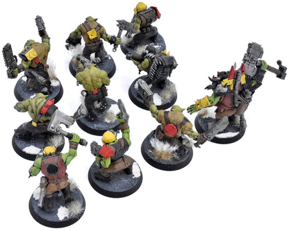 ORKS 10 Boyz #2 WELL PAINTED Warhammer 40K 4436