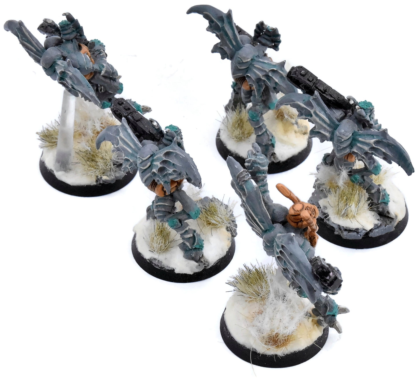 KILL TEAM 5 Vespid Stingwings #1 WELL PAINTED FINECAST Warhammer 40K 4474