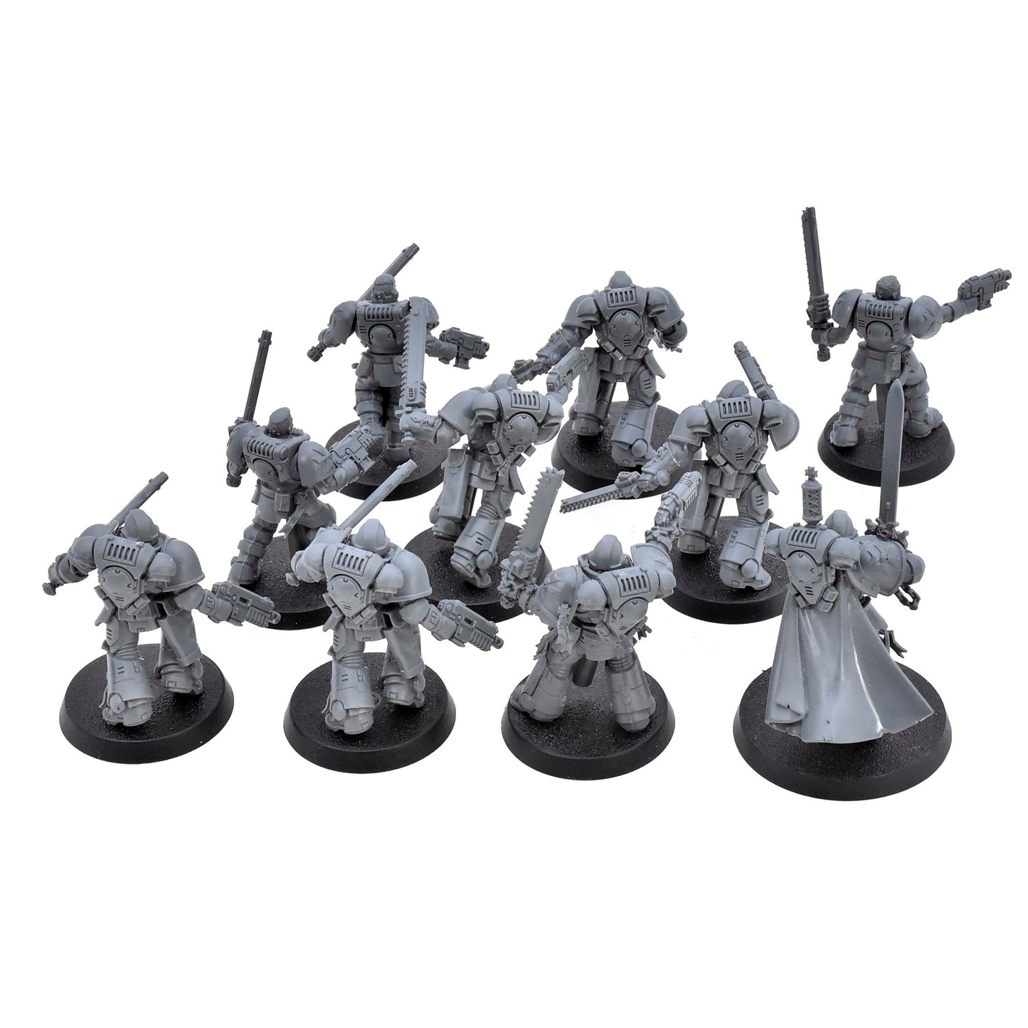 BLACK TEMPLARS 10 Primaris Crusader Squad #1 intercessors 40K 0462