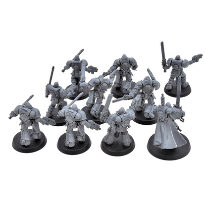 BLACK TEMPLARS 10 Primaris Crusader Squad #1 intercessors 40K 0462