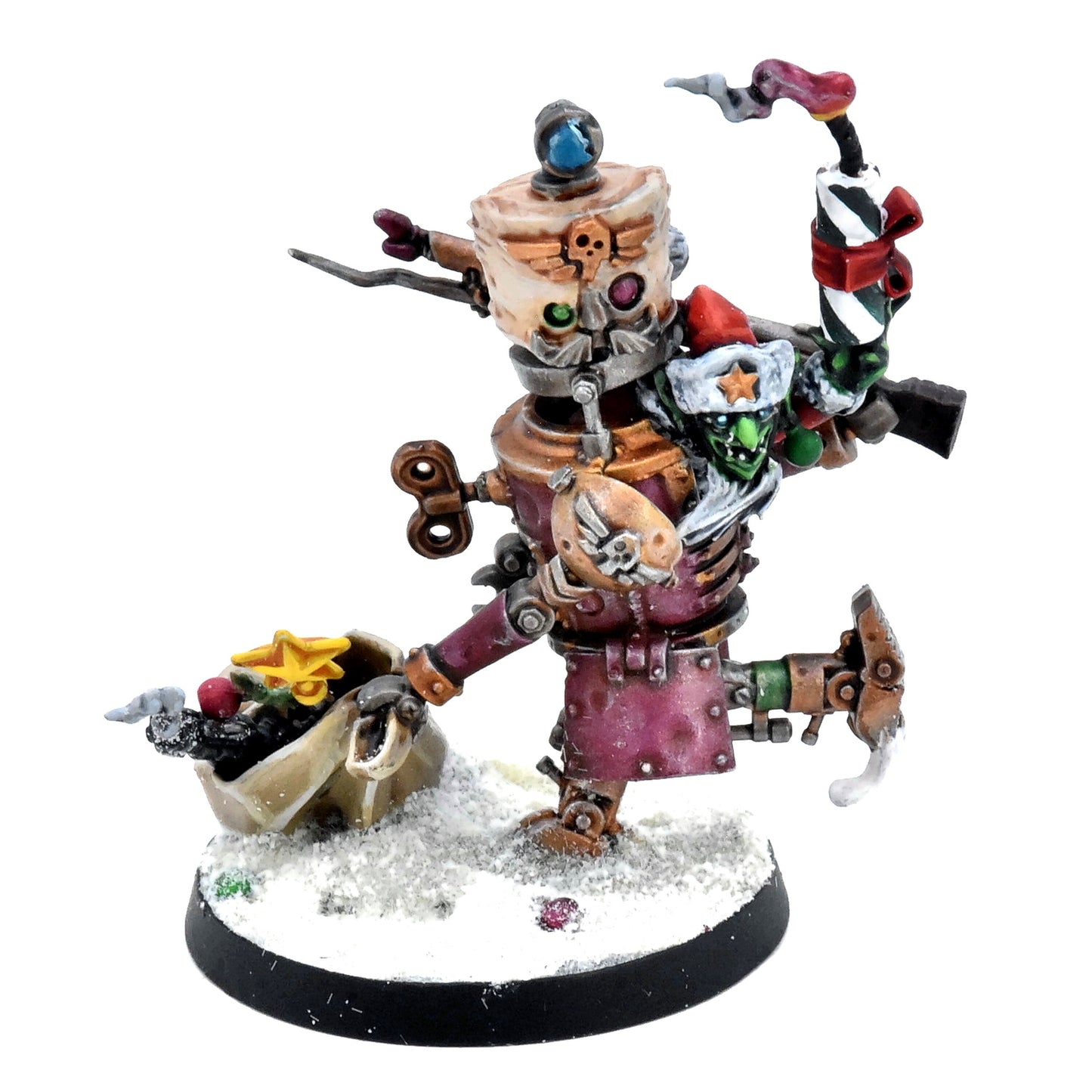 ORKS Da Red Gobbo Tin Boy #1 COMMISSION PRO PAINTED Warhammer 40K 0486
