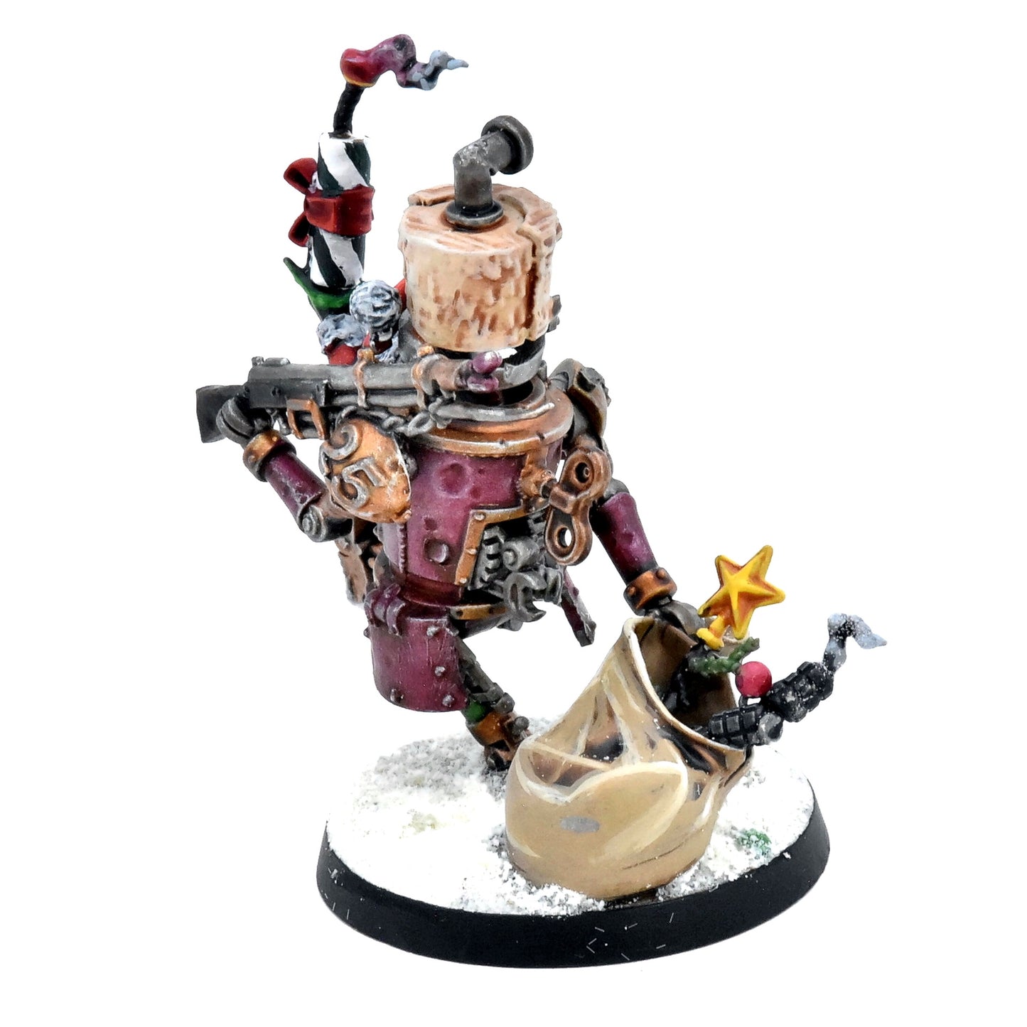 ORKS Da Red Gobbo Tin Boy #1 COMMISSION PRO PAINTED Warhammer 40K 0486