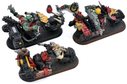 ORKS 3 Ork Warbiker Mob #1 Warhammer 40K 4702