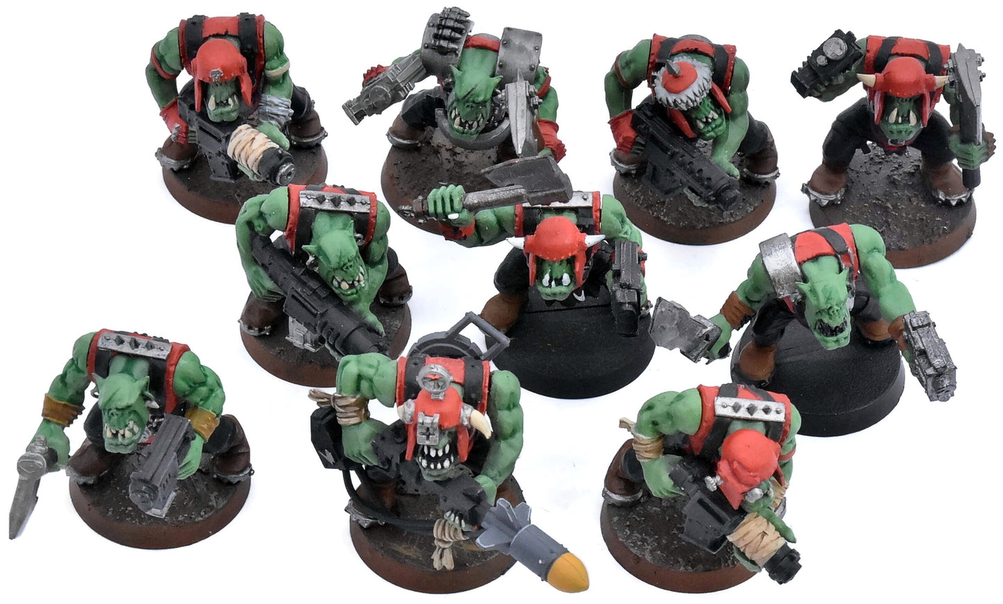 ORKS 10 Boyz #13 Warhammer 40K 4733