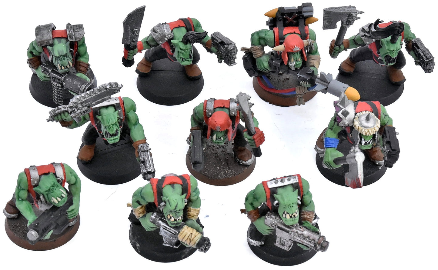 ORKS 10 Boyz #12 Warhammer 40K 4757