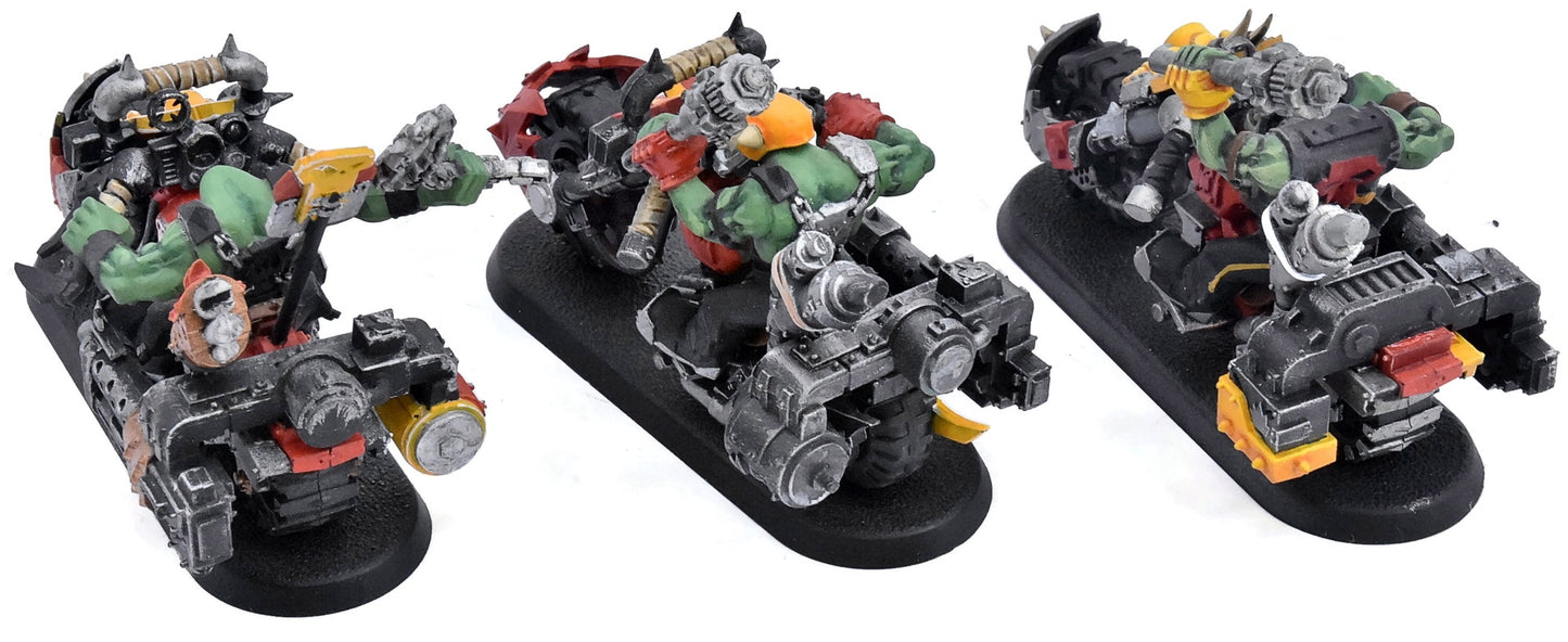 ORKS 3 Ork Warbiker Mob #3 Warhammer 40K 4870
