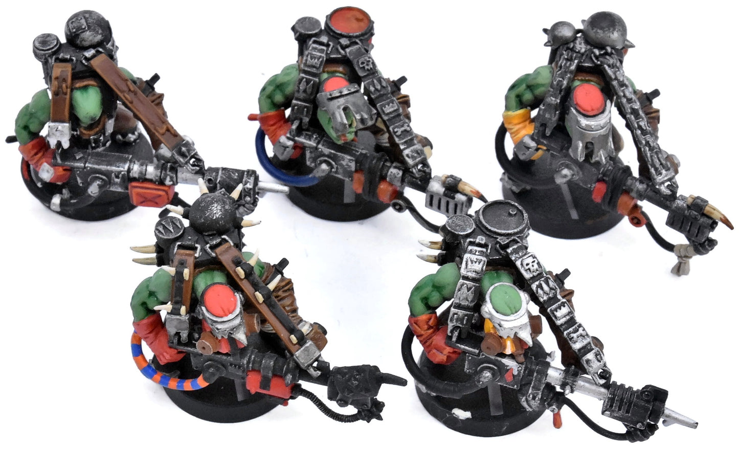 ORKS 5 Ork Lootas #4 Warhammer 40K missing head 4887