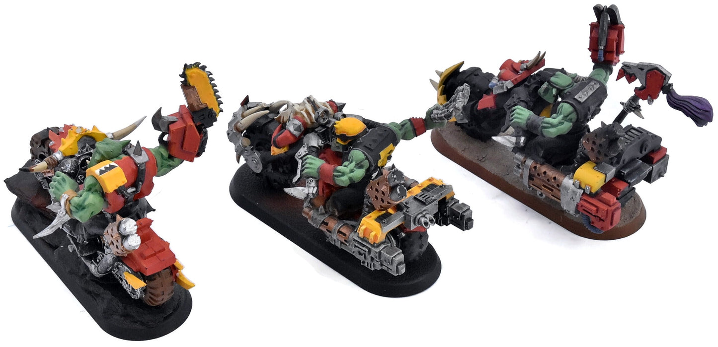 ORKS 3 Ork Warbiker Mob #2 Warhammer 40K 4894
