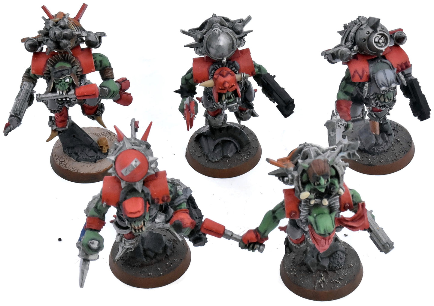 ORKS 5 Stormboyz #1 WELL PAINTED Warhammer 40K 4948