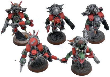 ORKS 5 Stormboyz #1 WELL PAINTED Warhammer 40K 4948