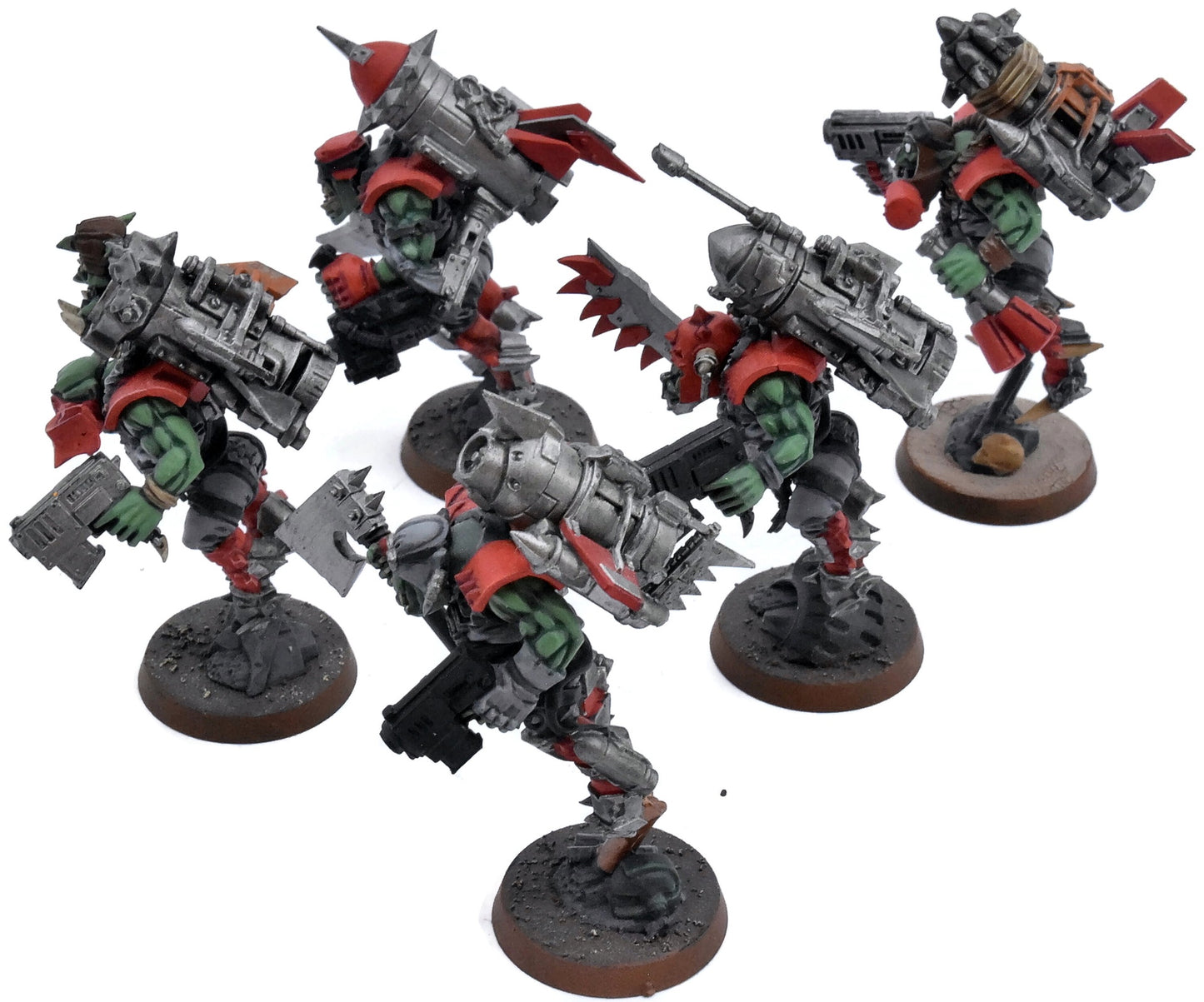 ORKS 5 Stormboyz #1 WELL PAINTED Warhammer 40K 4948