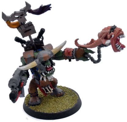 ORKS Warboss With Attack Squig #1 METAL Warhammer 40K 5006