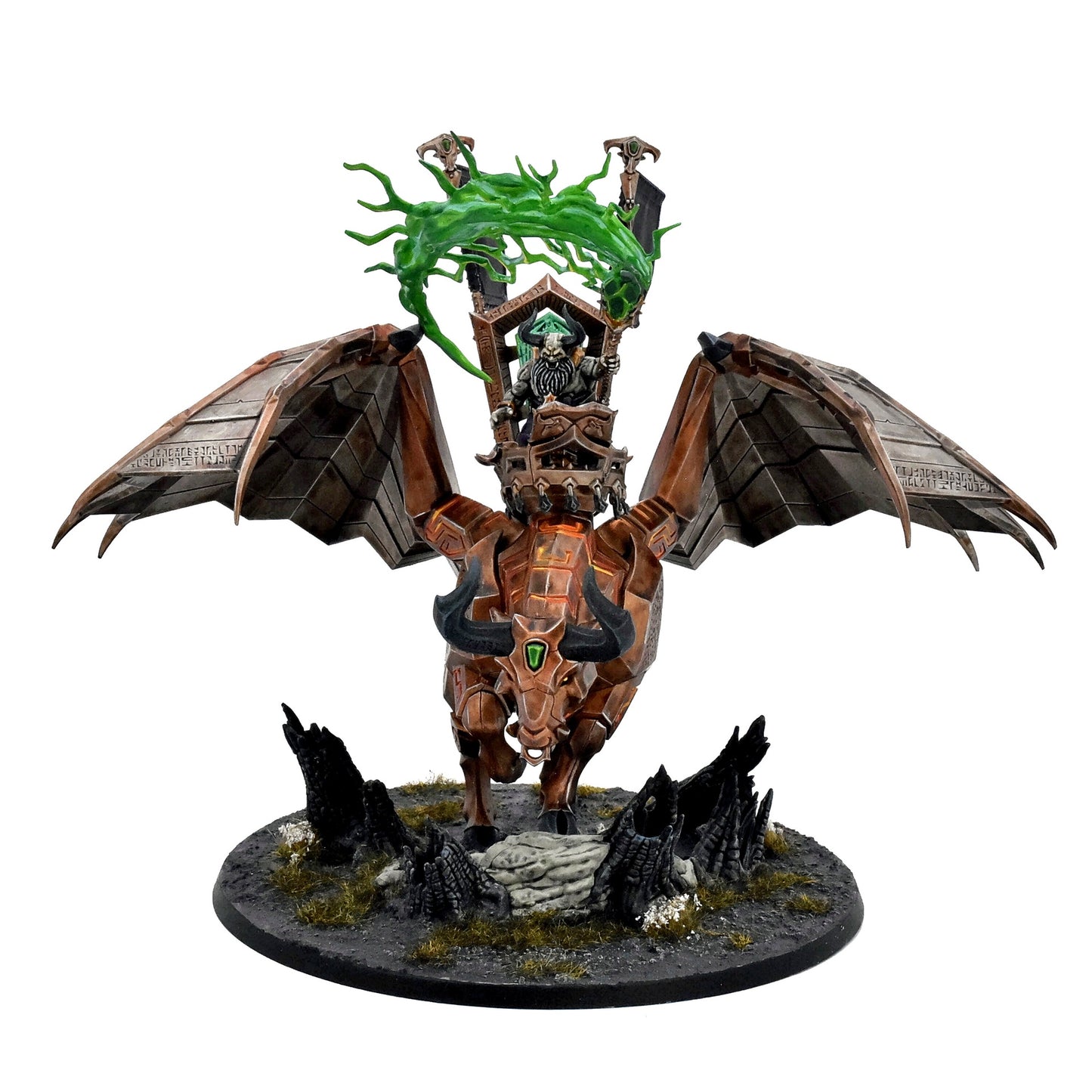 Helsmiths Of Hashut Urak Taar The First Daemonsmith #1 PRO PAINTED Sigmar 0950