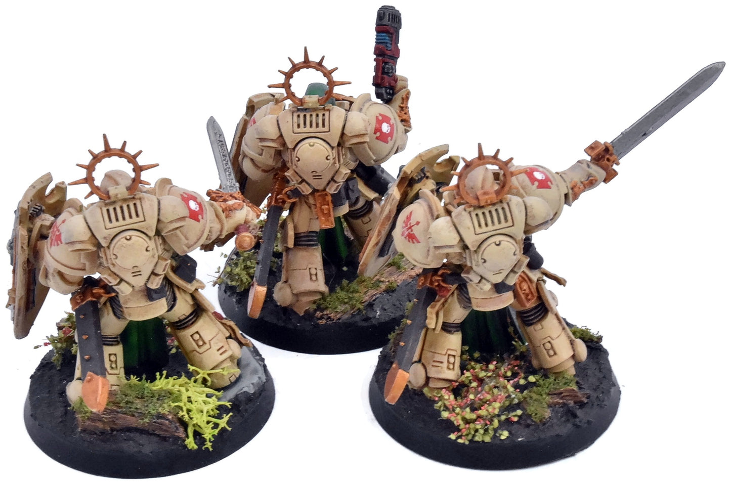 DARK ANGELS 3 Bladeguard Veterans #2 Warhammer 40K WELL PAINTED 5051