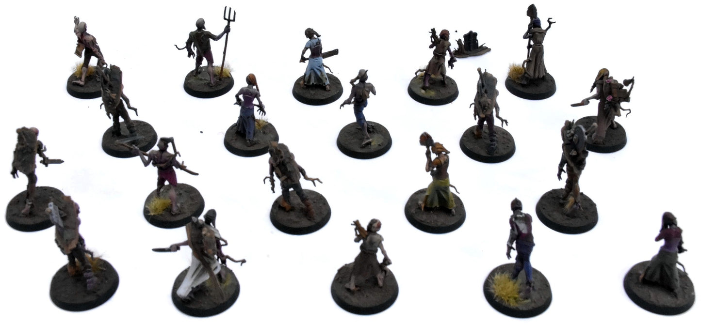 SOULBLIGHT GRAVELORDS 20 Deadwalker Zombies #3 PRO PAINTED Warhammer Sigmar 5518