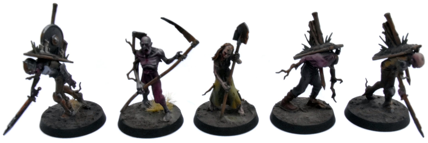 SOULBLIGHT GRAVELORDS 20 Deadwalker Zombies #3 PRO PAINTED Warhammer Sigmar 5518