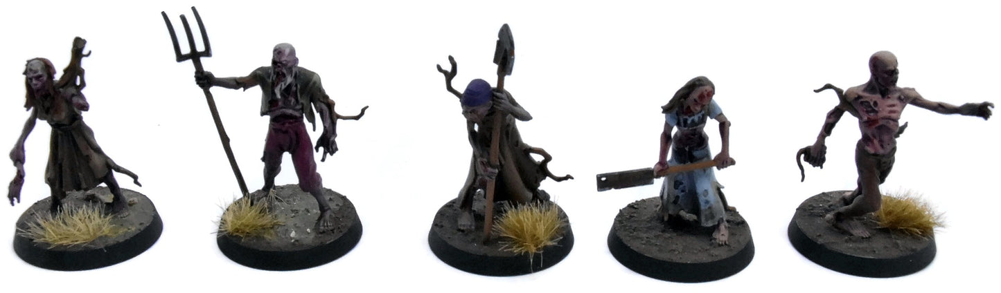 SOULBLIGHT GRAVELORDS 20 Deadwalker Zombies #3 PRO PAINTED Warhammer Sigmar 5518
