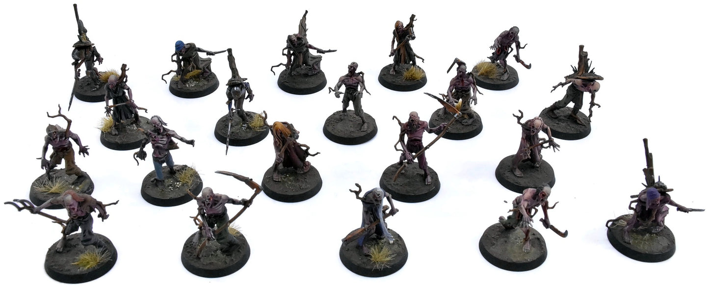 SOULBLIGHT GRAVELORDS 20 Deadwalker Zombies #1 PRO PAINTED Warhammer Sigmar 5525