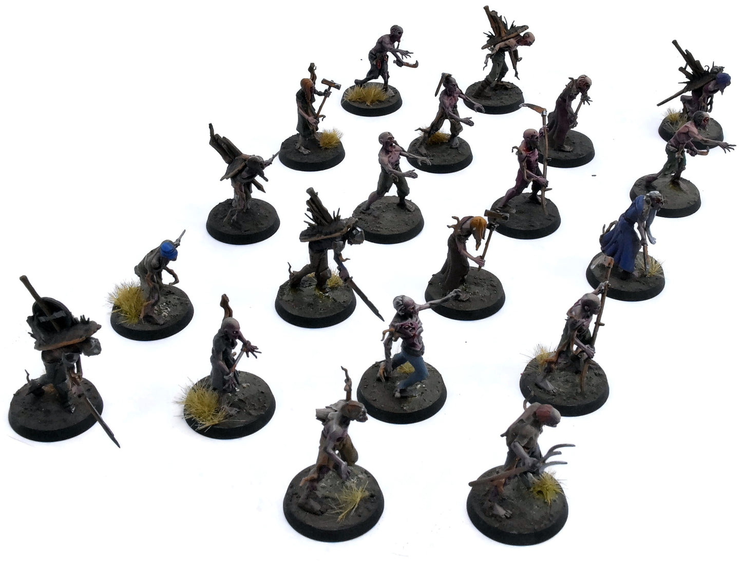 SOULBLIGHT GRAVELORDS 20 Deadwalker Zombies #1 PRO PAINTED Warhammer Sigmar 5525