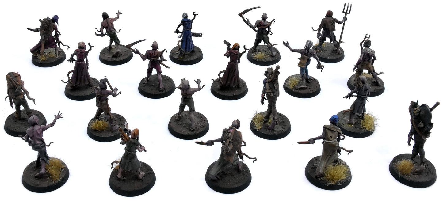 SOULBLIGHT GRAVELORDS 20 Deadwalker Zombies #1 PRO PAINTED Warhammer Sigmar 5525