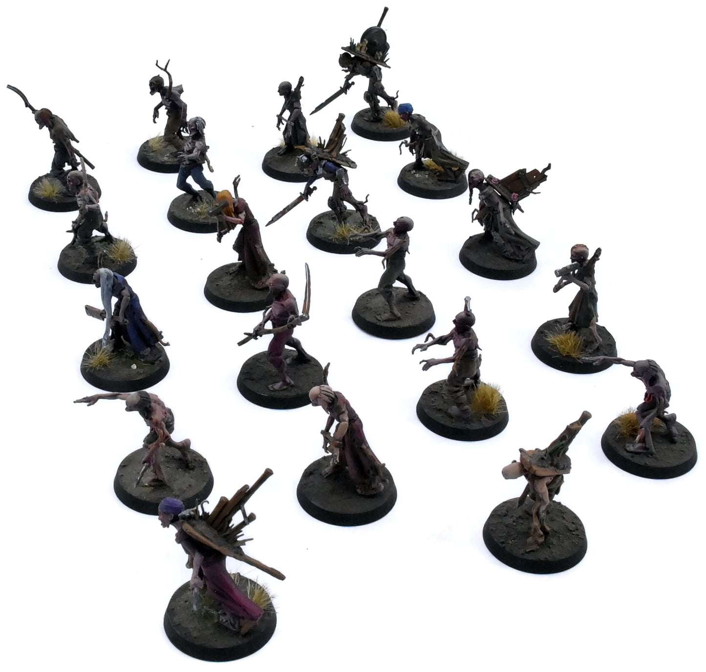 SOULBLIGHT GRAVELORDS 20 Deadwalker Zombies #1 PRO PAINTED Warhammer Sigmar 5525