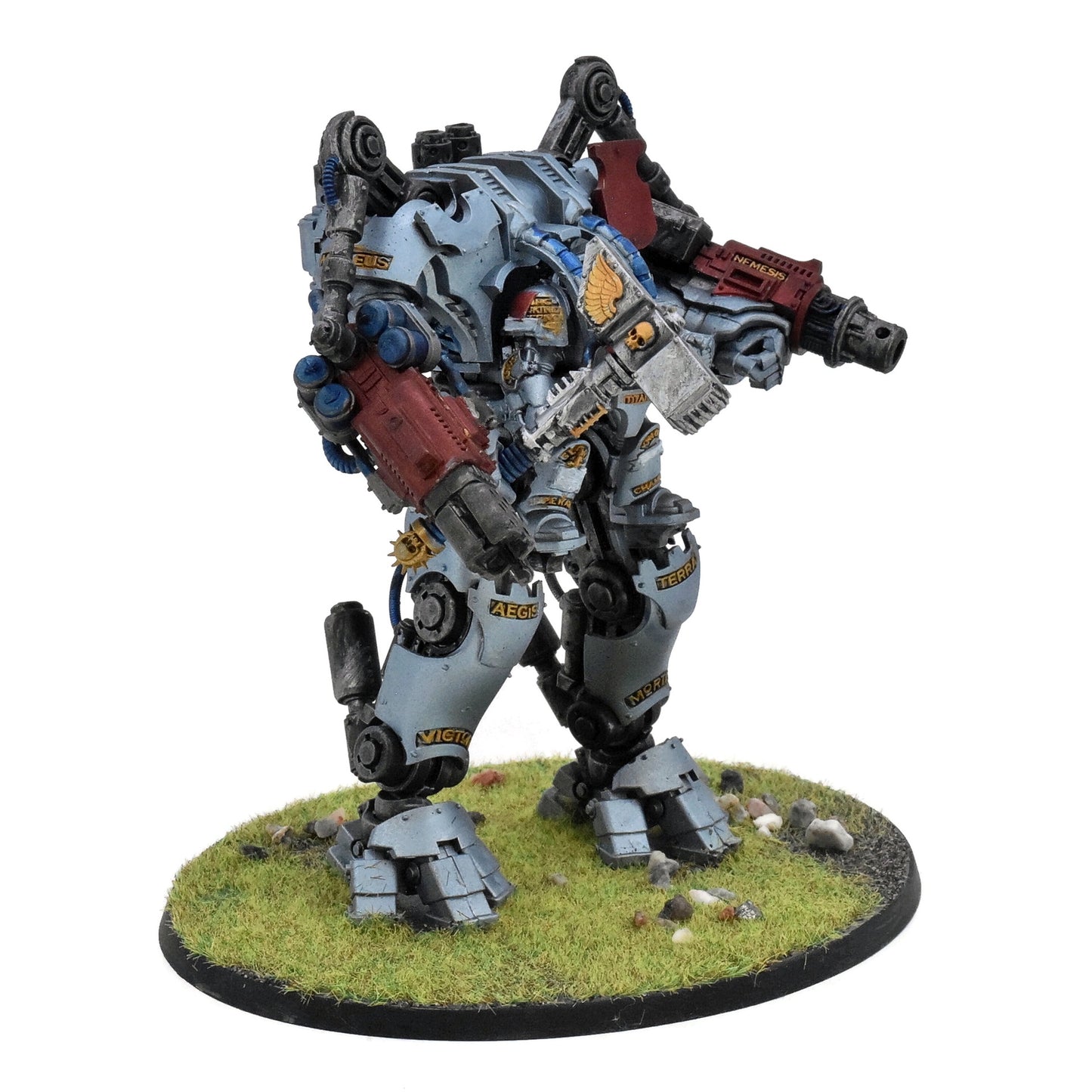 GREY KNIGHTS Nemesis Dreadknight #2 WELL PAINTED Warhammer 40K 1346