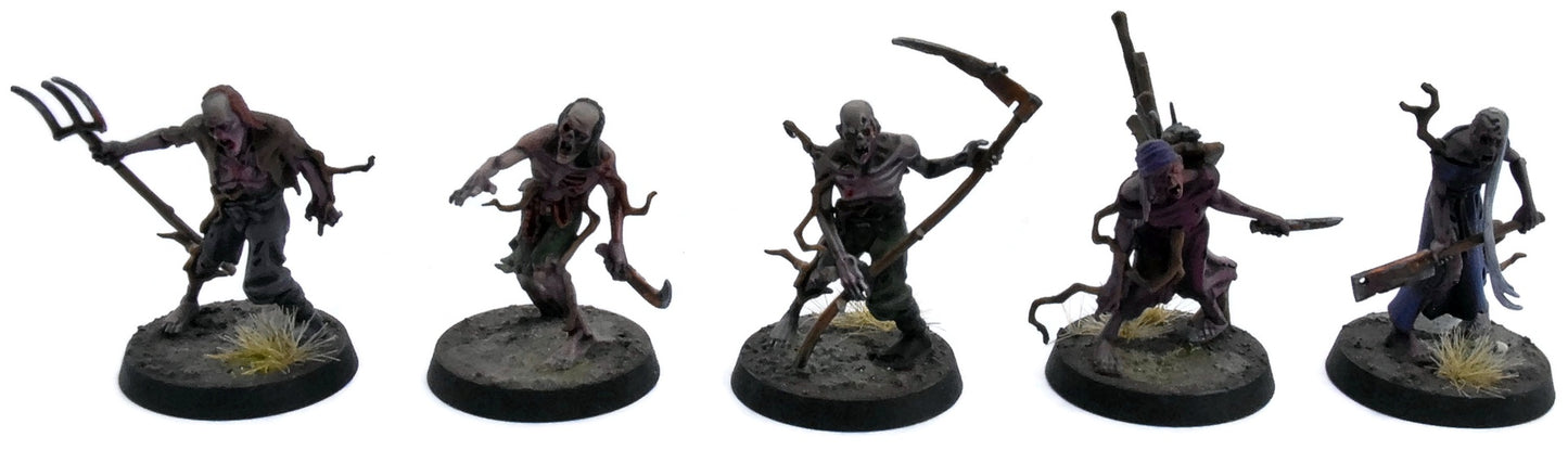 SOULBLIGHT GRAVELORDS 20 Deadwalker Zombies #1 PRO PAINTED Warhammer Sigmar 5525