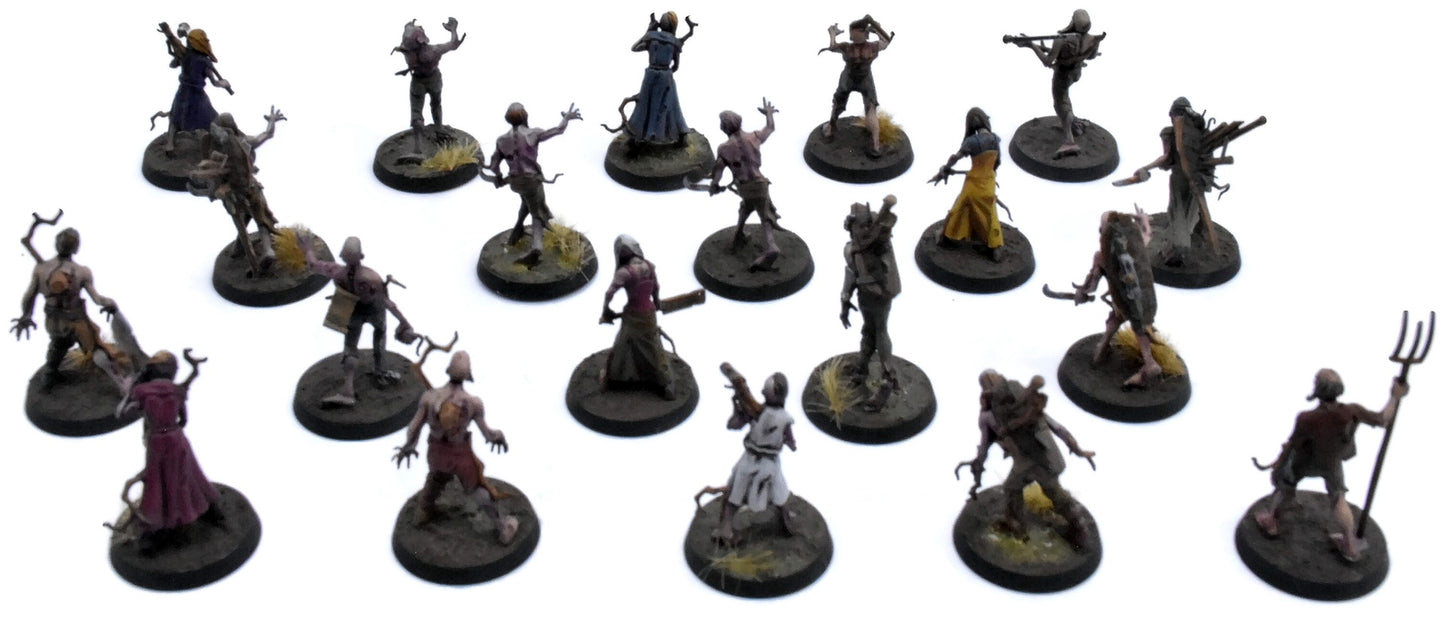 SOULBLIGHT GRAVELORDS 20 Deadwalker Zombies #2 PRO PAINTED Warhammer Sigmar 5532