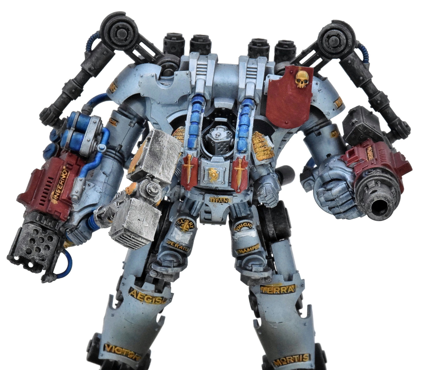 GREY KNIGHTS Nemesis Dreadknight #1 WELL PAINTED Warhammer 40K 1353