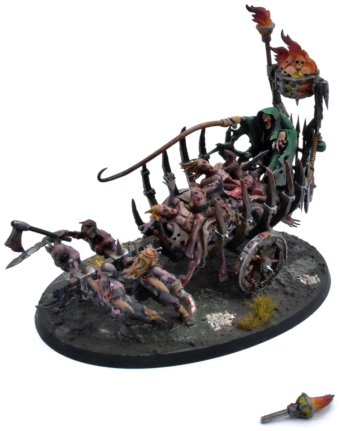 SOULBLIGHT GRAVELORDS Corpse Cart #1 WELL PAINTED Warhammer Sigmar 5563