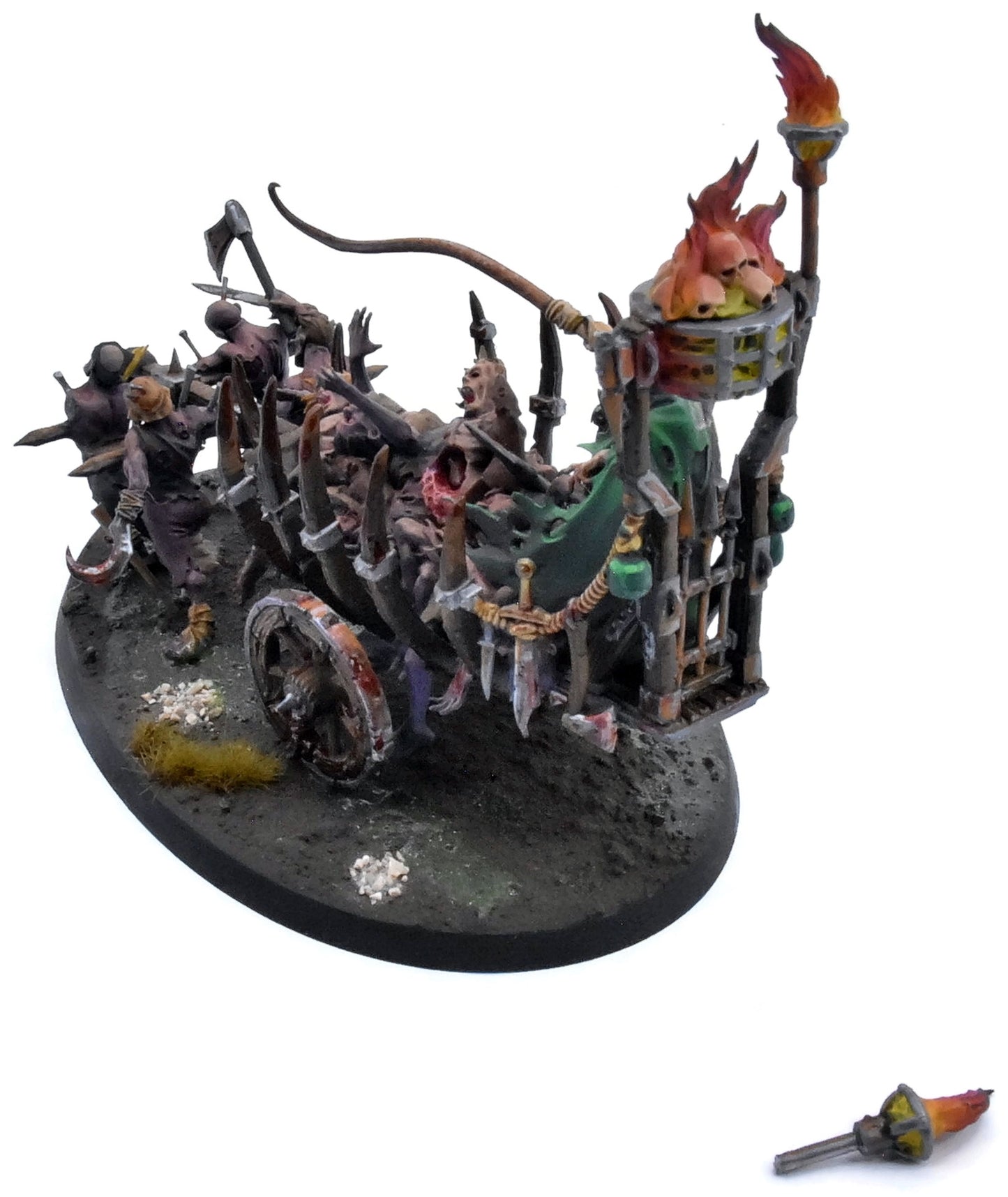 SOULBLIGHT GRAVELORDS Corpse Cart #1 WELL PAINTED Warhammer Sigmar 5563