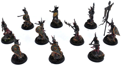 SOULBLIGHT GRAVELORDS 10 Barrow Guard #2 PRO PAINTED Warhammer Sigmar 5631