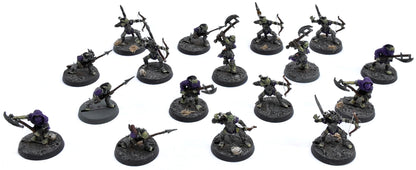 MIDDLE EARTH 17 Moria Goblins & Prowlers #1 WELL PAINTED SOME METAL LOTR 5662