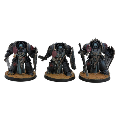 DARK ANGELS 5 Deathwing Knights #1 WELL PAINTED Warhammer 40K 1599