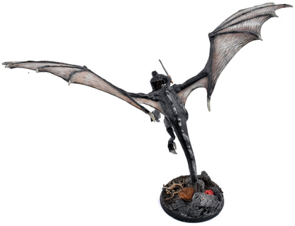 MIDDLE EARTH Winged Nazgul #1 METAL WELL PAINTED LOTR 5785