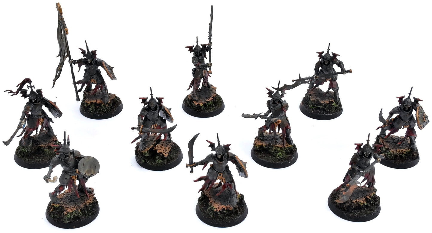 SOULBLIGHT GRAVELORDS 10 Barrow Guard #1 PRO PAINTED Warhammer Sigmar 5815