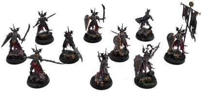 SOULBLIGHT GRAVELORDS 10 Barrow Guard #1 PRO PAINTED Warhammer Sigmar 5815