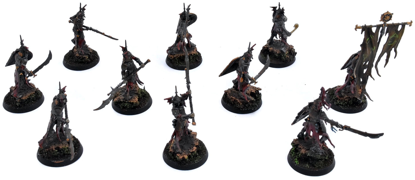 SOULBLIGHT GRAVELORDS 10 Barrow Guard #1 PRO PAINTED Warhammer Sigmar 5815