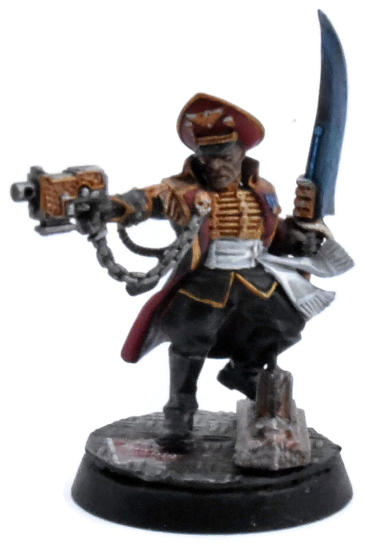 ASTRA MILITARUM Commissar #1 WELL PAINTED Warhammer 40K 6157