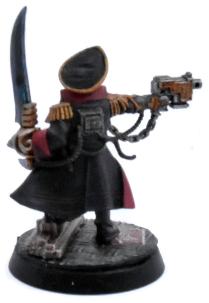 ASTRA MILITARUM Commissar #1 WELL PAINTED Warhammer 40K 6157