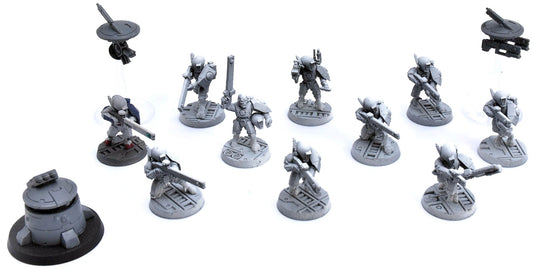 TAU EMPIRE 10 Fire Warrior Strike Team #1 Warhammer 40K 6195