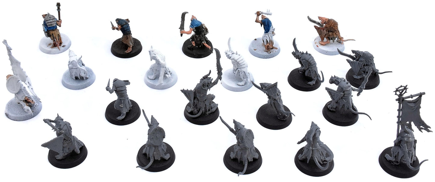SKAVEN 20 Clanrats #3 Warhammer Sigmar 6201