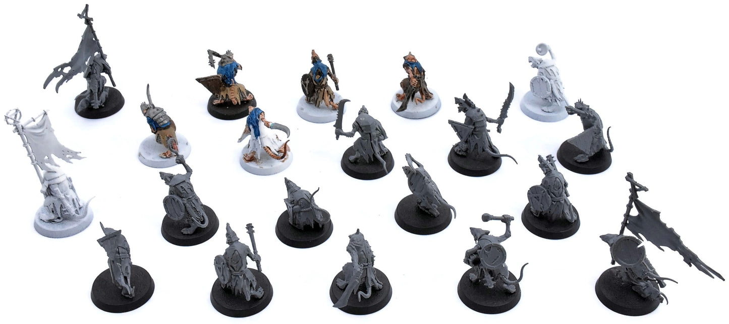 SKAVEN 20 Clanrats #4 Warhammer Sigmar 6218
