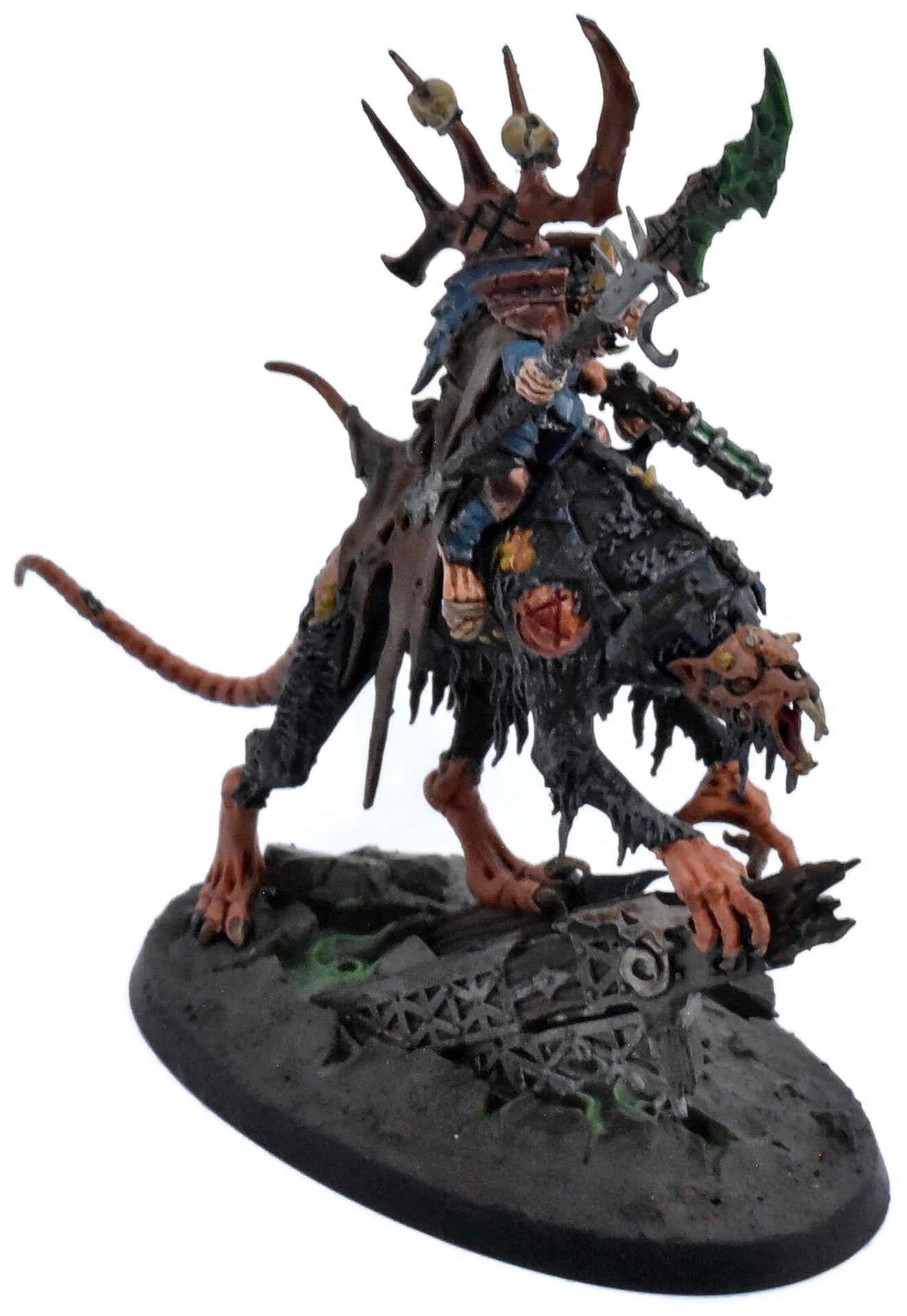 SKAVEN Clawlord on Gnawbeast #1 Warhammer Sigmar 6454